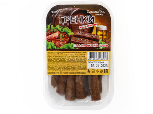 Мясо (АЛЬЯНС) вяленое индейка с халапеньо (500гр): Сурские гренки Телятина на гриле (100 гр)