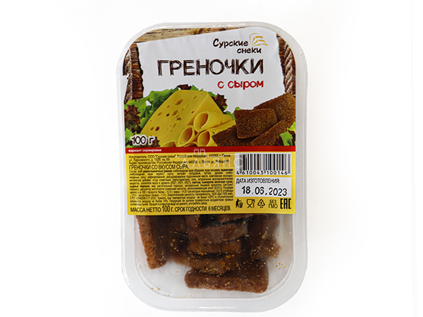 Сурские гренки со вкусом Сыра (100 гр) в Тамбове