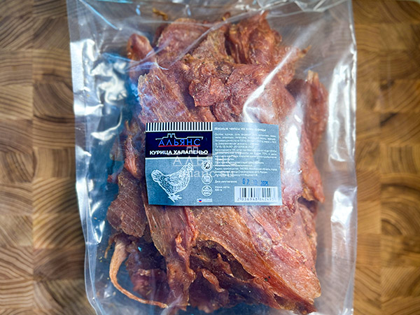 Мясо (АЛЬЯНС) вяленое курица 500гр "С халапеньо" в Тамбове