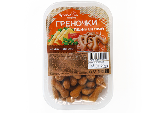 Сурские (ПШЕНИЧНЫЕ) Сливочный сыр (100 гр) в Тамбове