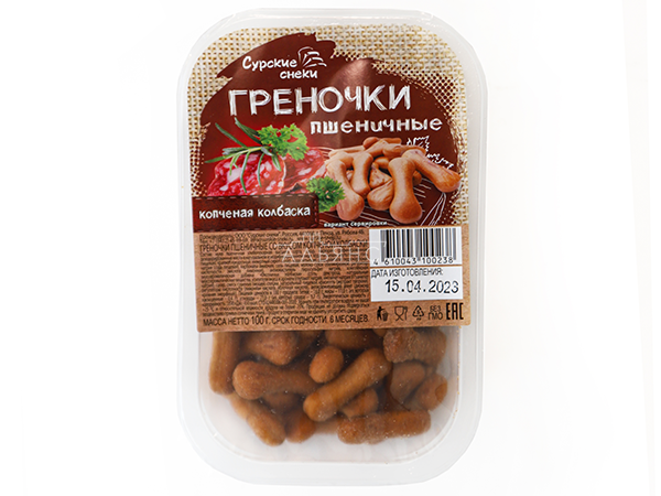 Сурские (ПШЕНИЧНЫЕ) Копченая колбаска (100 гр) в Тамбове