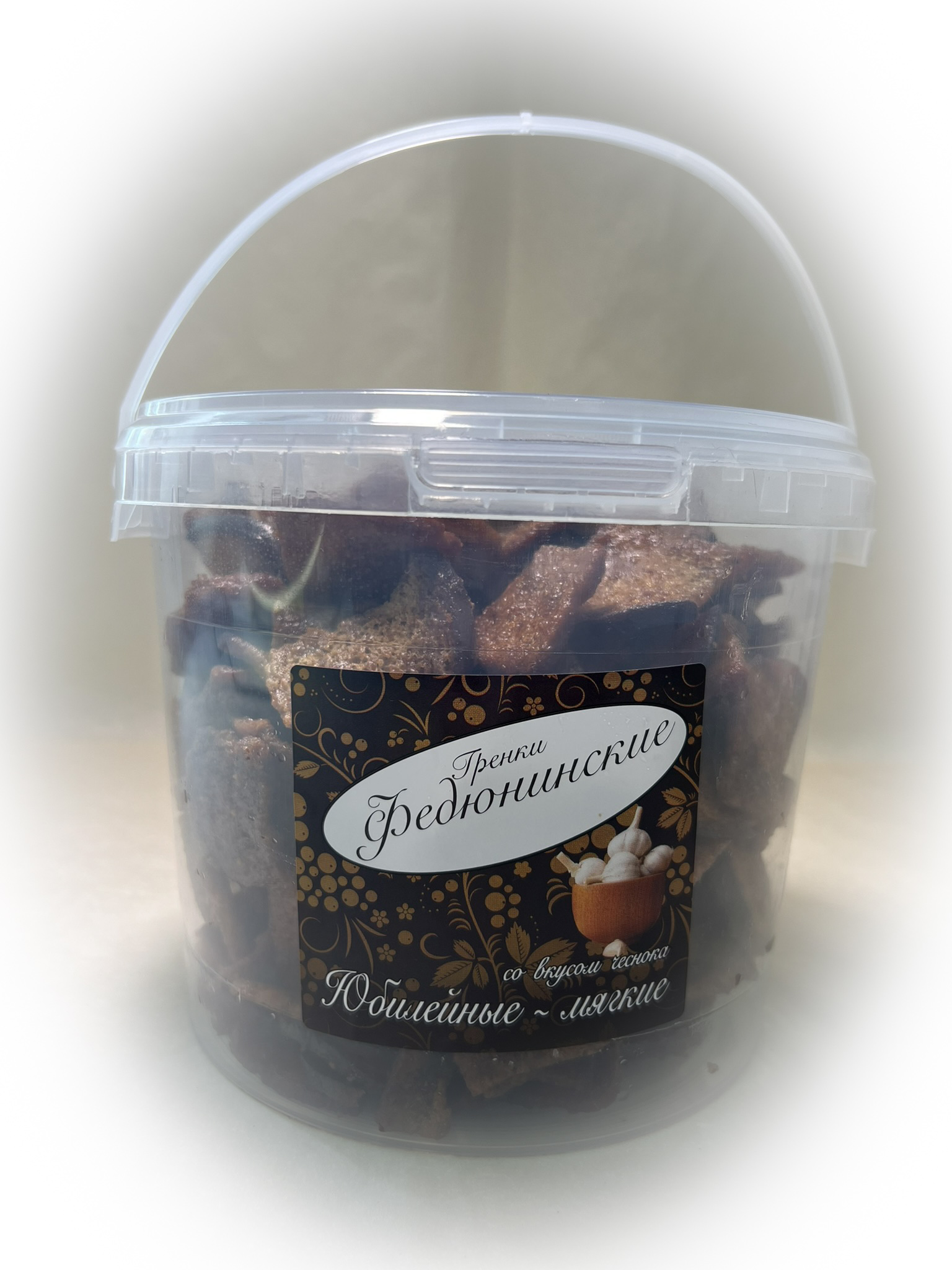 Гренки "ФЕДЮНИНСКИЕ" "Чеснок" (ведро 900 гр.) в Тамбове