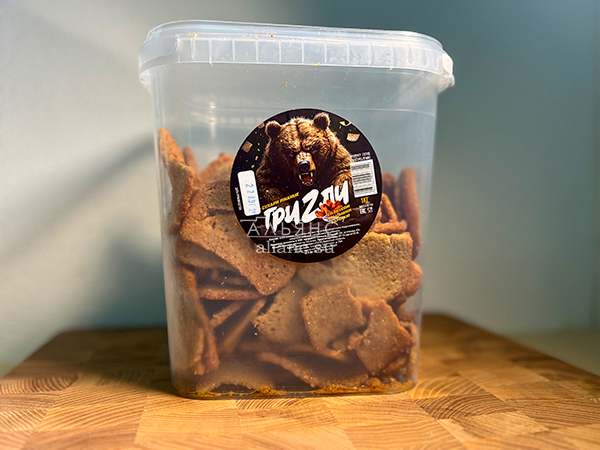 Ведро Ржаные гренки со вкусом Крылышки Барбекю (1 кг) в Тамбове