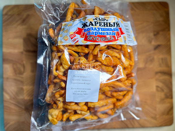 Жареный сыр "ВКУСНЯШКА" со вкусом пармезан (500 гр) в Тамбове