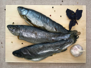 Лаваш со вкусом шашлыка: Форель радужная вяленая
