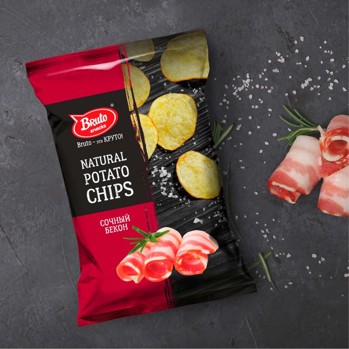 Картофель «Бруто» со вкусом бекона 130 гр. в Тамбове